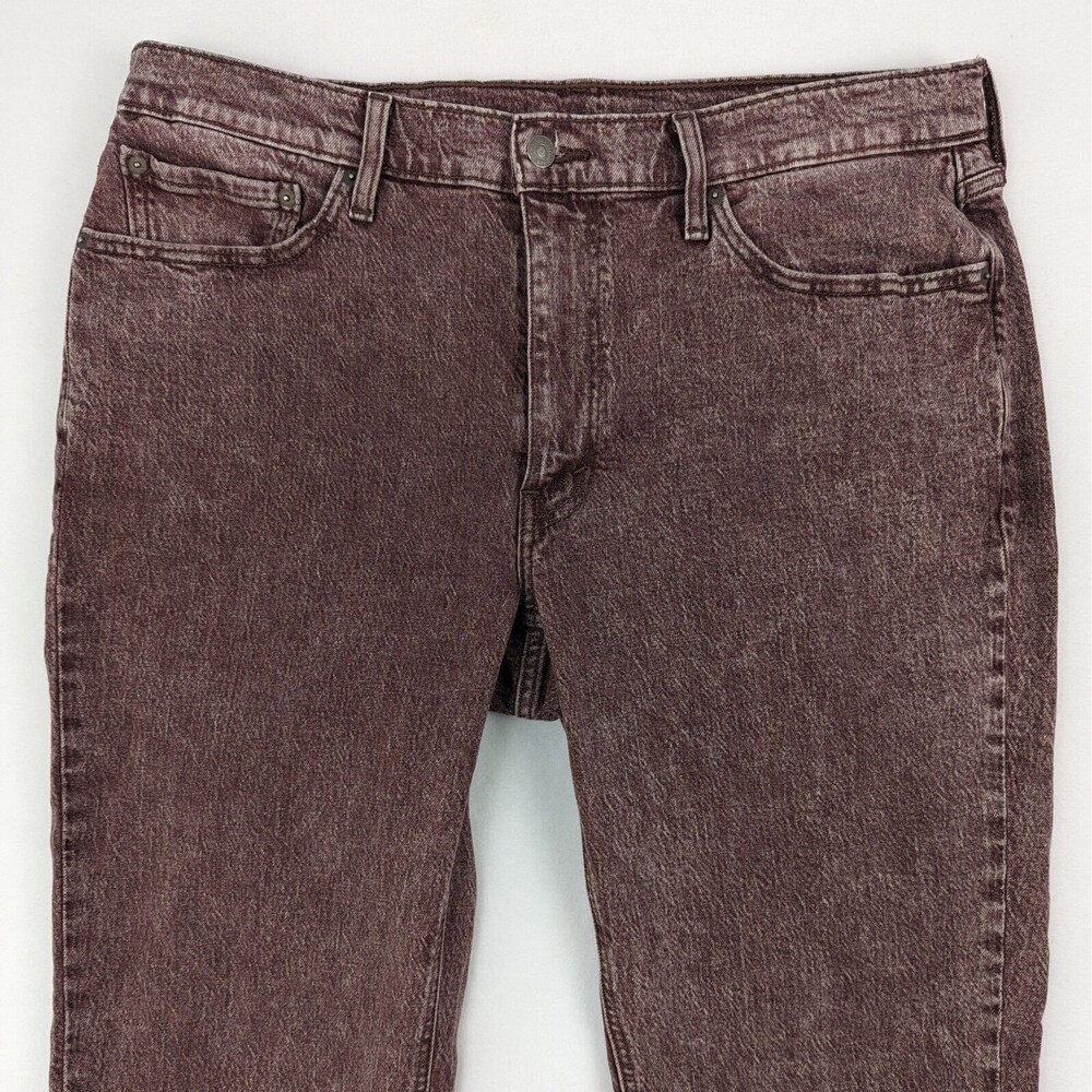 Levis 541 Athletic Fit 30 Mens 36x32 (38x30) Boysenberry Crush Acid Wash Jeans - Picture 2 of 12